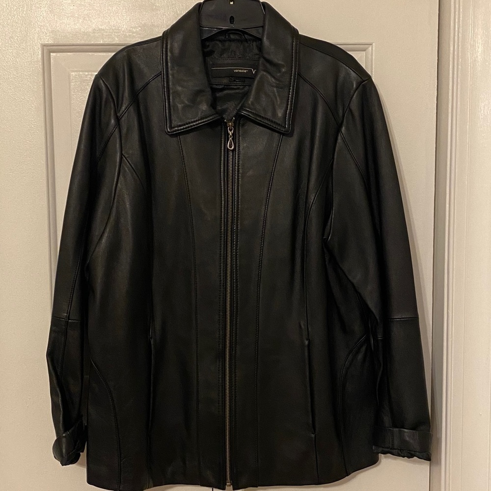 Lane Bryant genuine leather jacket